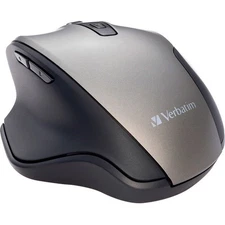 Verbatim Americas Llc 70242 Silent Ergonomic Wireless Blue Led Mouse Graphite