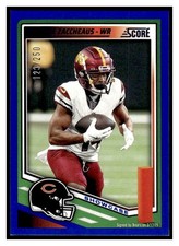 2024 Score Blue Showcase 60 Olamide Zaccheaus #/250 Chicago Bears Commanders
