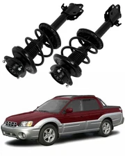 Pair Front Complete Strut & Coil Spring Assembly For Subaru Outback 2000-2004