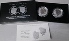 2023 MORGAN & PEACE REVERSE PROOFS TWO COIN SET in OGP stock photo