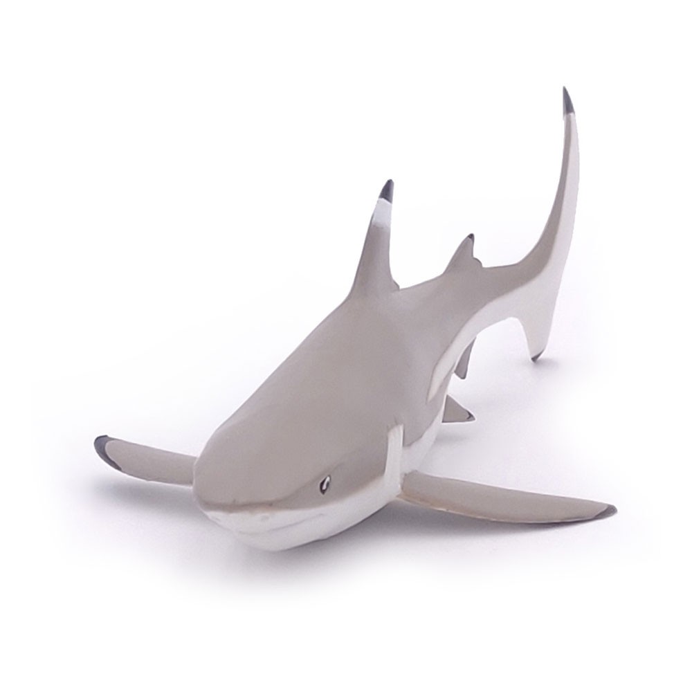 Игрушечная фигурка рифовой акулы PAPO Marine Life Blacktip серыйбелый 56034 2290₽