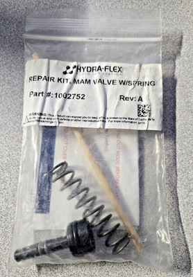 Hydra-Flex MAM Valve Repair Kit. Part# 1002752, Aqua-Lab OEM Replacement Parts
