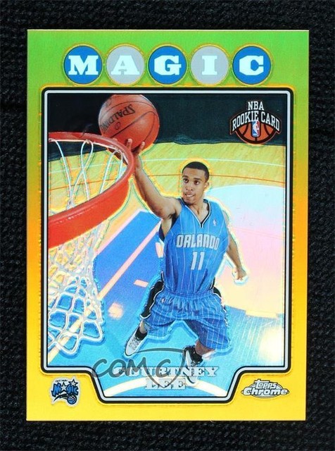 2008-09 Topps Chrome Gold Refractor 30/50 Courtney Lee #201 Rookie RC