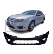Primed Front Bumper Cover Fascia for 2010 2011 2012 Ford Fusion S 10 11 12