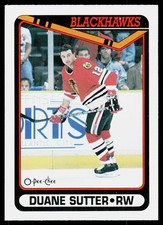 1990-91 O-Pee-Chee Duane Sutter #466 Chicago Blackhawks