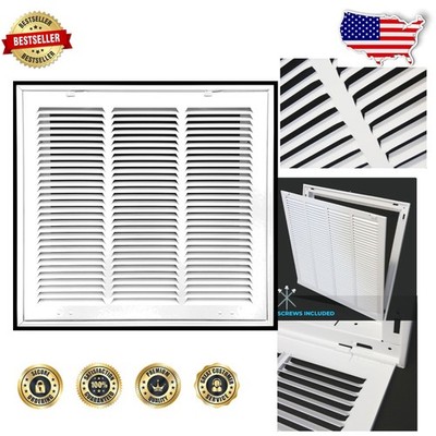 Durable 16x16 Steel Return Grille - Easy Install, Quality Packaging