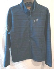 Ariat Men's M Logo 2.0 Softshell Midsummer Night Full Zip Jacket 10046789