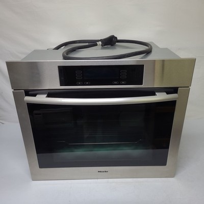 Miele H4780B Electric Wall Oven Single Touch Controls Convection Approx 27'' INFO
