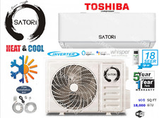 18000 Btu Ductless Air Conditioner, Heat Pump Mini Split/smart: Inverter 18 Seer