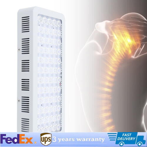 Red Light Therapy Lamp Panel 660nm 850nm Near Infrared LED Light 300W Relief
