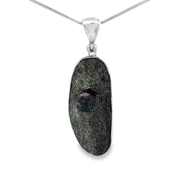 Starborn Alaska Garnet Pendant Necklace (22'')