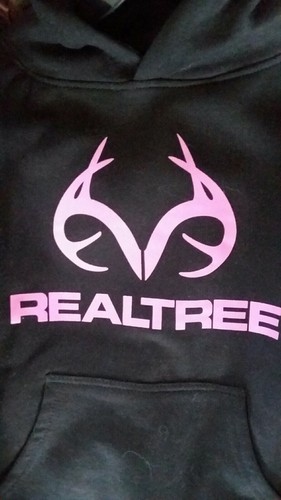 NUEVO REALTREE Sudadera con Capucha Negra Niña Talla Grande Juvenil - Imagen 4 de 4