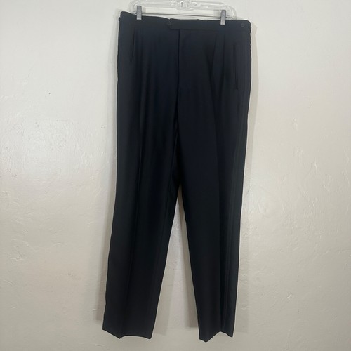 Joseph Abboud Full Tuxedo 43R Pants 36-38" waist 31" inseam Gently worn 96% wool - Picture 6 of 9