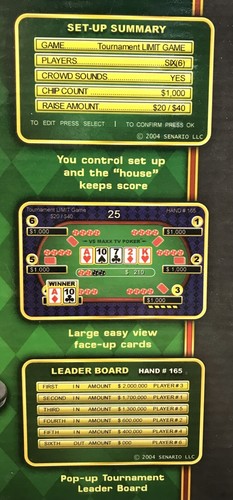 Texas Hold'Em TV Poker Plug & Play (708876208949) 6 Player Edition 20894 - Bild 11 von 11