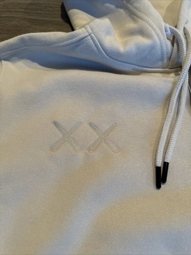 KAWS x The North Face TNF Hoodie Moonlight Ivory Size Small. NWT - Picture 4 of 6