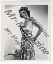 Brunette Lingerie Model 4"x5" Photo Vintage Sexy Cheesecake Risqué Pinup QJ-02