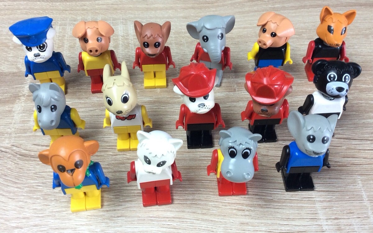 Lego Figur Fabuland 3603 3695 3670 3709; fab2 fab3 fab6 fab5