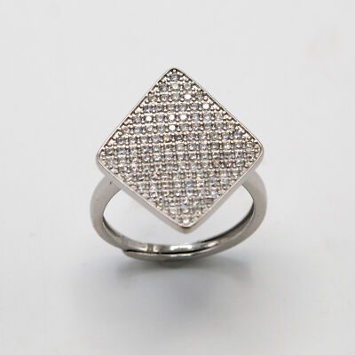 Fashion Chimera Ring 925 Silber mit weißen Zirkonia E.118