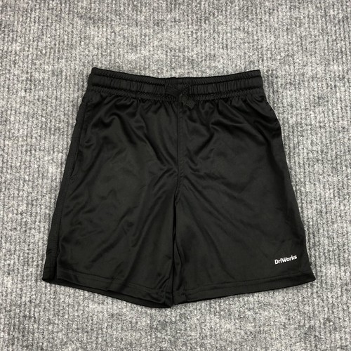 Athletic Works Boys Shorts Size Small (6-7) Dri Works Black & Yellow Lot Of 2 - Picture 3 of 12