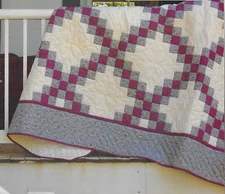 DOUBLE IRISH CHAIN   ----    STRIP & ROTARY VINTAGE QUILT PATTERN