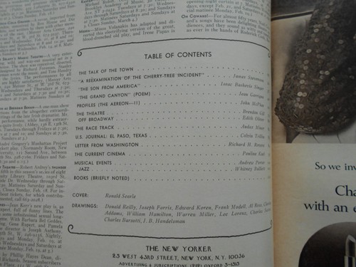 THE NEW YORKER Magazine-FEBRUARY 17,1973 - Picture 2 of 2