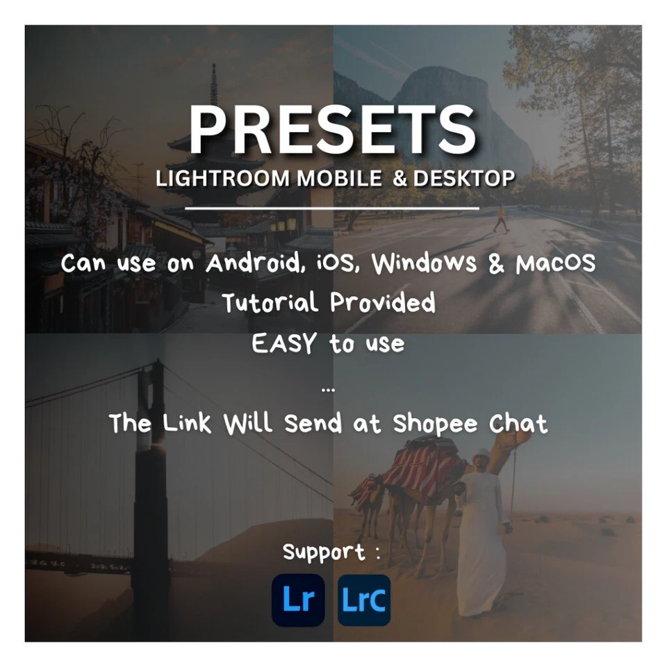 Adobe Lightroom Preset Dekstop & Mobile (Android, IOS, Windows, MacOS) 1000+ - Image 2 of 2