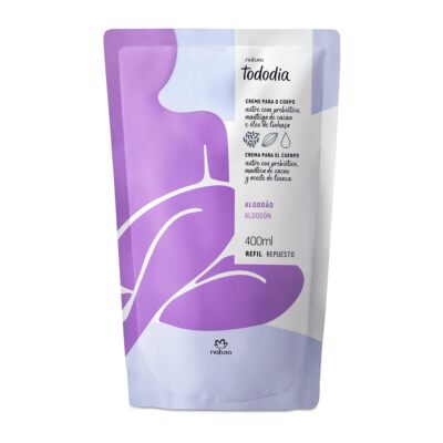 Natura TODODIA Algodão / Refill Nutritious Cream Deodorant For Body Cotton - 400
