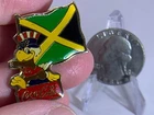 Olympic Games LA 1984 Flags Jamaica COCA-COLA Vintage Gold Tack Pin V-7379