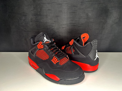 Nike Air Jordan 4 Retro Red Thunder Men s NEW CT8527-016