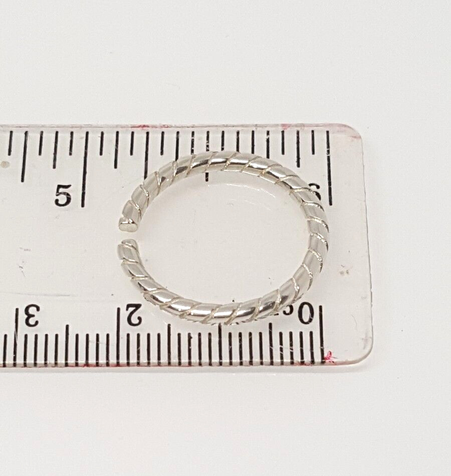 Fabulous Solid Patterned Band Ring 925 Silver Siz… - image 21