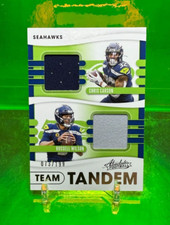 #73/99 2020 jersey Russell Wilson Chris Carson Absolute Team Tandem Seahawks