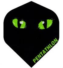 PENTATHLON Cats Eyes Standard Dart Flights  100 Micron - 5 sets (15 flights)