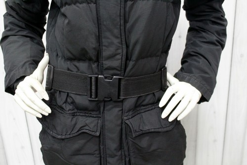 Jacket Woolrich Woman SIZE S Blizzard Parka Black Jacket Woman Logo - Picture 3 of 12