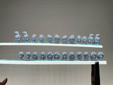 Greater Good Female Head Pack 1 by Minigames Miniatures 28-32mm scale print