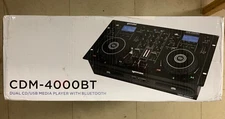 Gemini CDM-4000BT 2-Chan Dual CD/MP3/USB DJ Media Player Controller/Mixer System