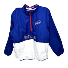 G-III Men's Buffalo Bills Cornerman Lightweight Half Zip Pullower