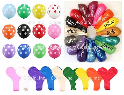 12 inch Latex Color Balloons Pearl Polka Heart Party Holiday Decoration Helium