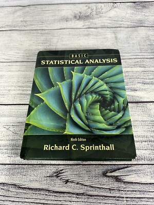 Basic Statistical Analysis by Richard C. Sprinthall (2011, Hardcover)