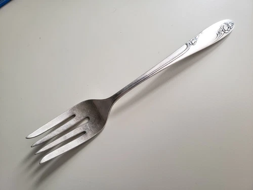 ANTIQUE VINTAGE COLLECTIBLE FORK 6.5" ALVIN STERLING SILVER -