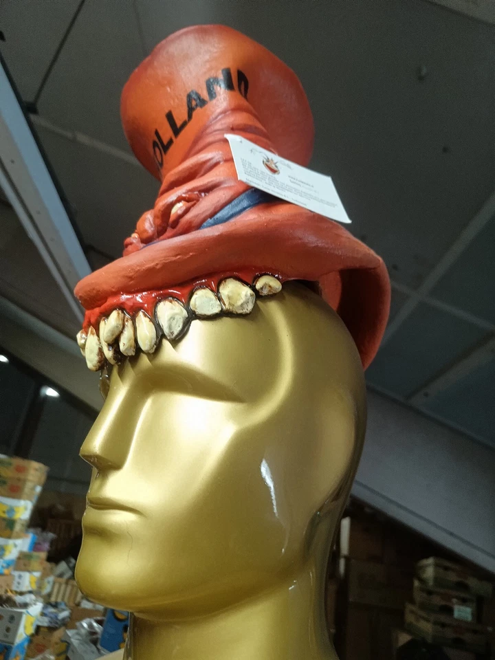 Sombrero de Halloween con Diente Espeluznante "Holanda" Horror, ¡Nuevo! Disfraz de miedo, freakshow Foto 2 de 4