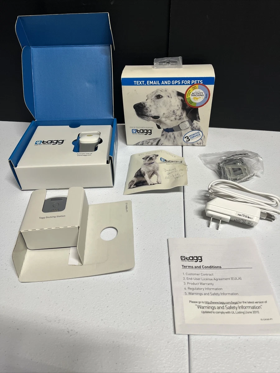 Tagg The Pet Tracker Master Kit New Open Box Activity and GPS