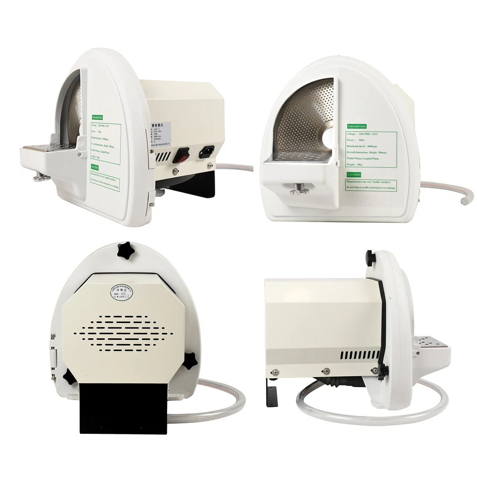 550W Dental Lab Wet Model Shaping Trimmer Abrasive Diamond Disc Wheel LZSG-II CE - Image 4 of 4