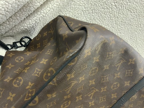 Louis Vuitton Waterproof Keepall Bandouliere Monogram Canvas 55 Travel Bag - Picture 9 of 17