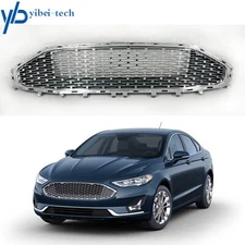 Front Bumper Upper Grille Mesh Grille For Ford Fusion 2019/2020 1.5L/2.0L/2.5L