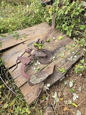 Vintage Sears David Bradley Garden Walk Behind Tractor Dirt Plow Antique