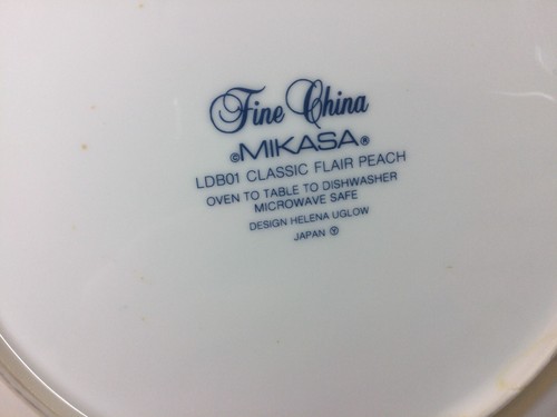 Mikasa Gravy Boat with Underplate - "Classic Flair Peach" - 第 2/2 張圖片