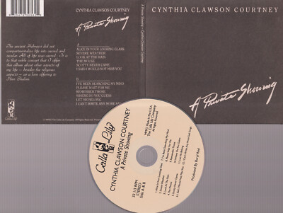 Cynthia Clawson Courtney - A Private Showing (Digipak) CD Nice! #0524CW