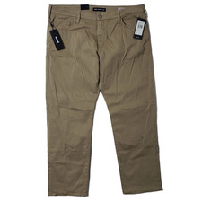NEW Mavi Jeans Matt Chino Pants Mens 40X32 Relaxed Straight Leg Flat Beige Khaki