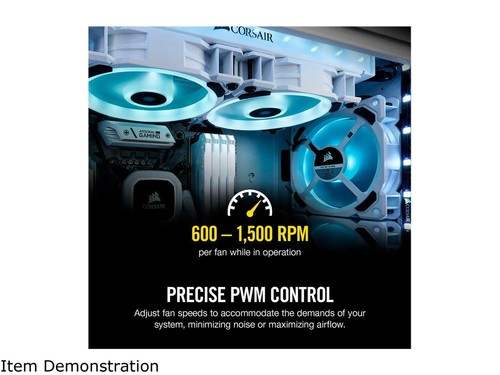 Corsair LL120 RGB 120mm Dual Light Loop LED PWM PC Case Fan, 3-pack - Afbeelding 6 van 8
