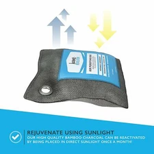 4-PACK Home Revolution Natural Odor Remover Bag Activated Bamboo Charcoal
